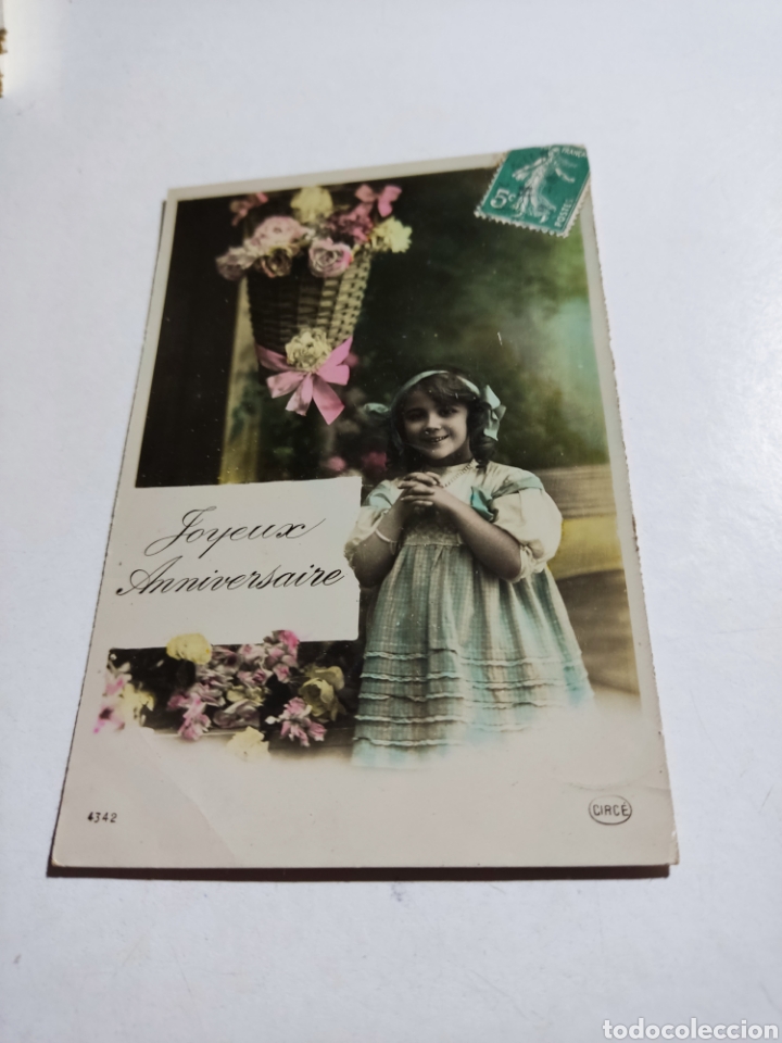 Postales: Postal antigua Francia ni&ntilde;a