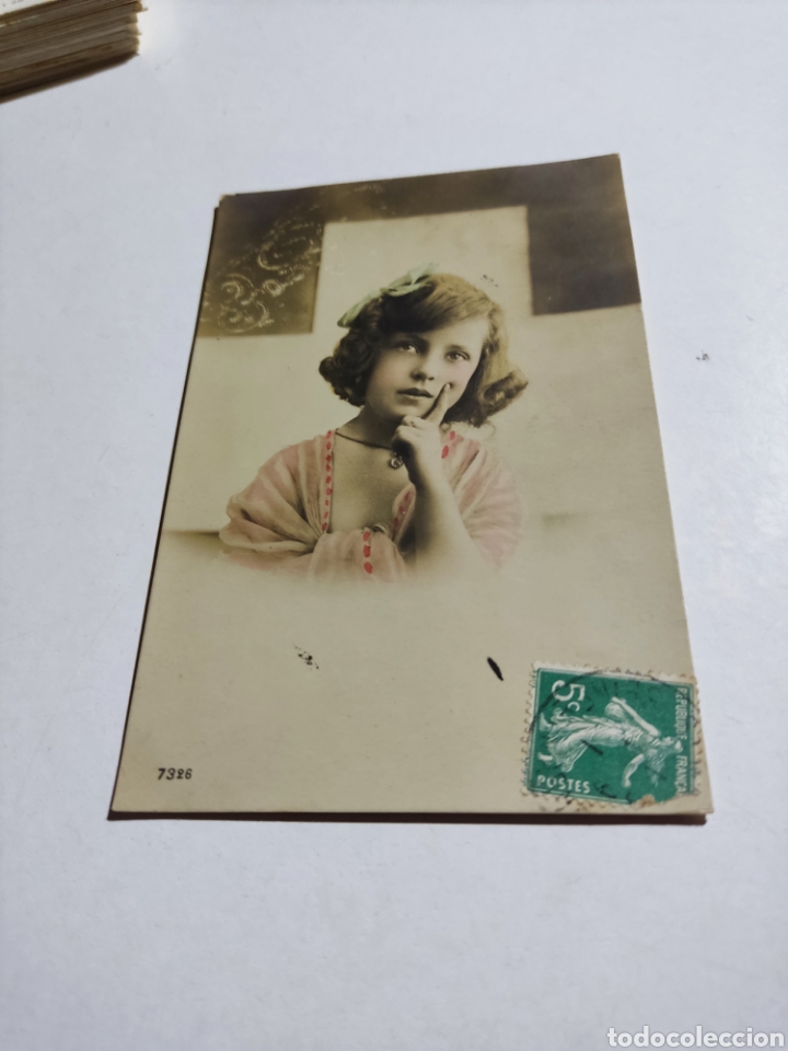 Postales: Postal antigua Francia ni&ntilde;a