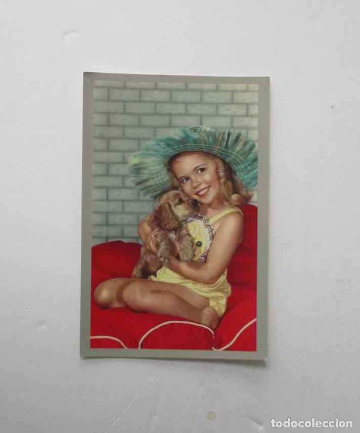 Postales: POSTAL NI&Ntilde;A CON PERRITO - Foto 1