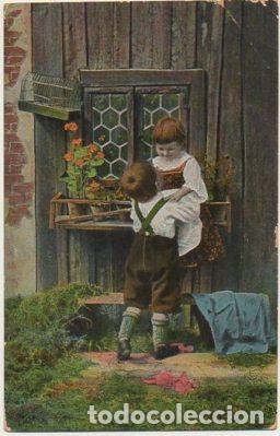 Postales: POSTAL DE NI&Ntilde;OS. JUGANDO P-NI&Ntilde;OS-754