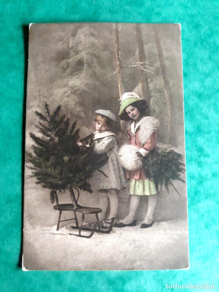 Postales: Antigua Postal Escrita y Sellada 1918 - Foto 1