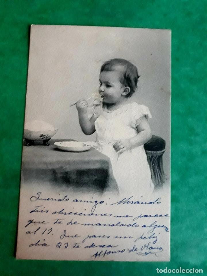 Postales: Antigua Postal Escrita y Sellada 1904 - Foto 1