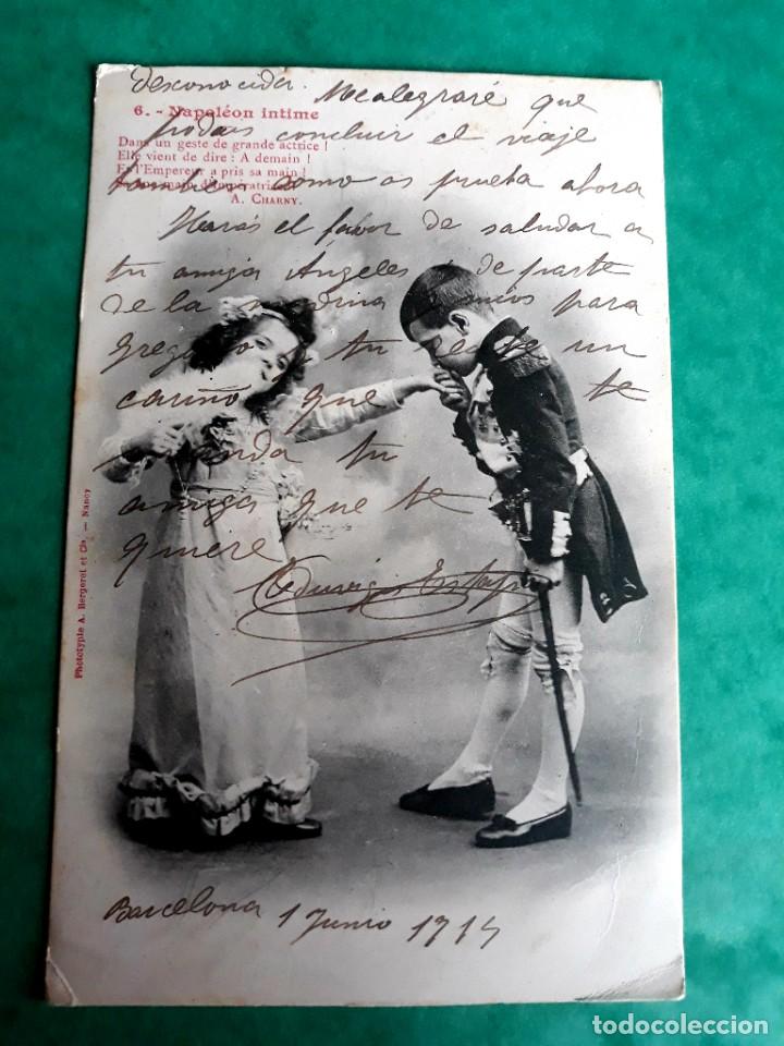 Postales: Antigua Postal Escrita y Sellada 1914 - Foto 1