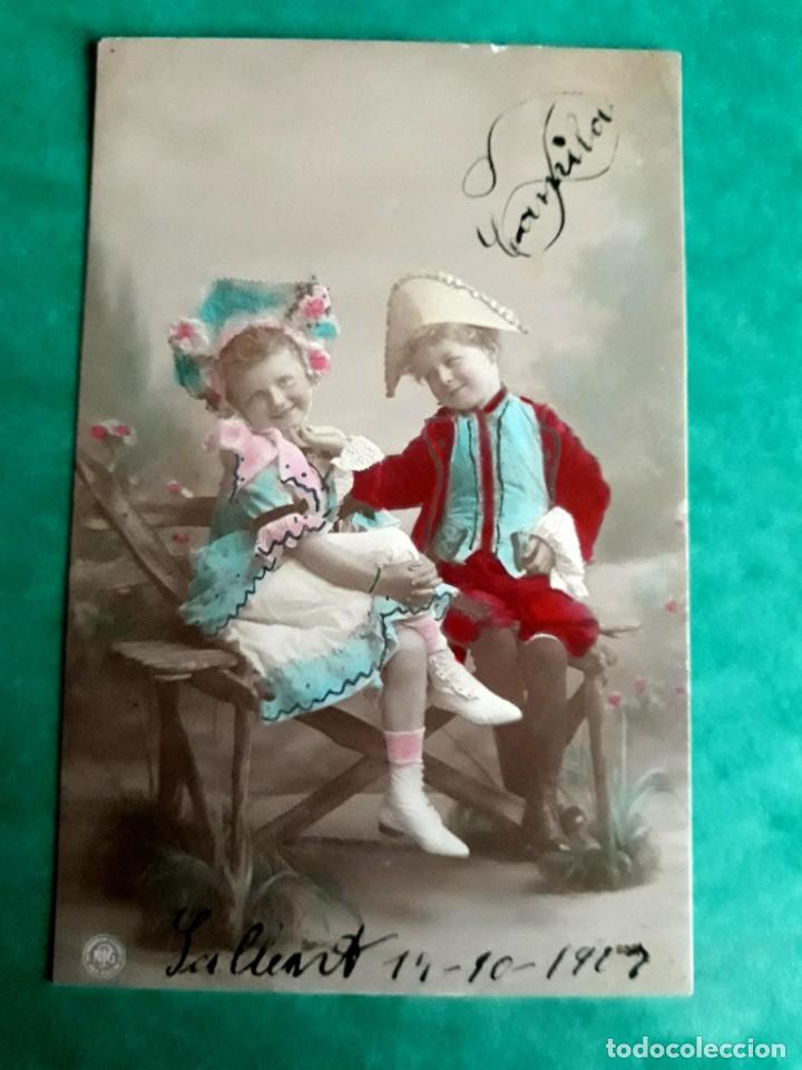 Postales: Antigua Postal Escrita y Sellada 1907 - Foto 1