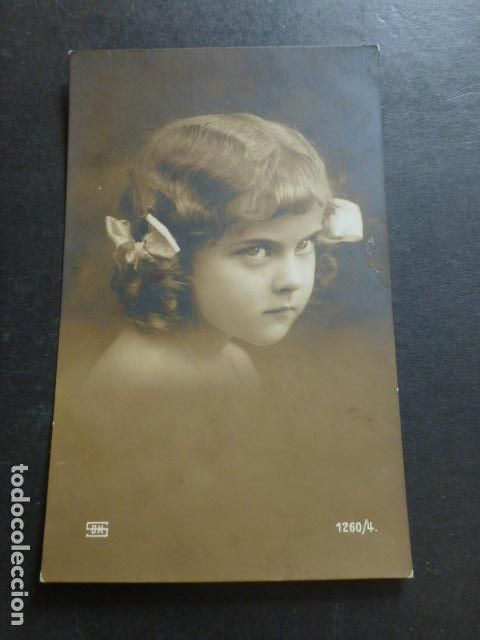 Postales: NI&Ntilde;A CON LAZOS POSTAL - Foto 1