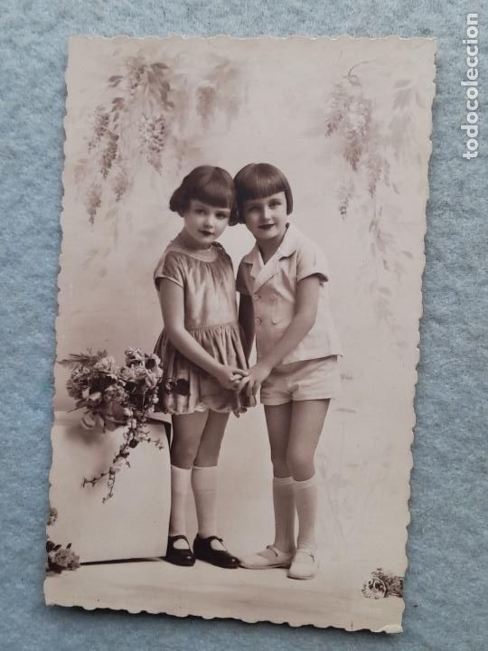 Postales: Lote de 3 Postales Antiguas de ni&ntilde;as. - Foto 4