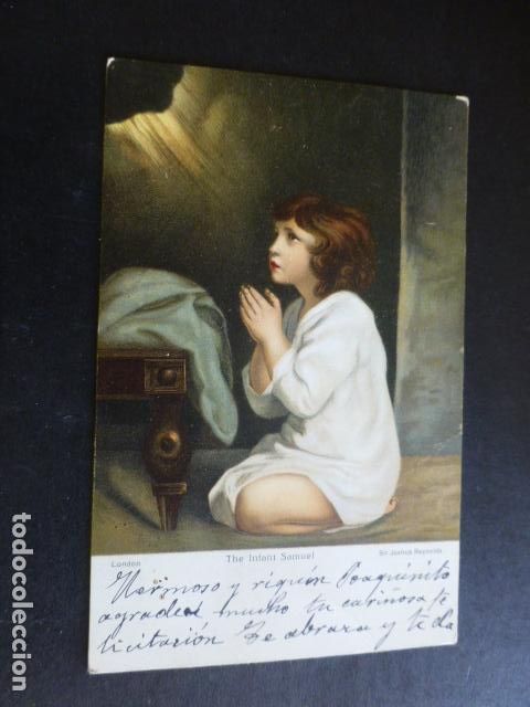 Postales: NI&Ntilde;A REZANDO POSTAL - Foto 1