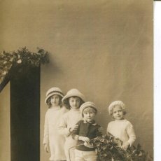 Postales: GRUPO DE NIÑOS -FOTOGRÁFICA- AÑO 1917