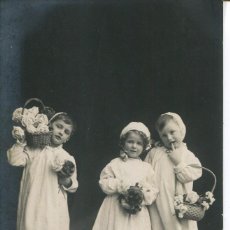 Postales: GRUPO DE NIÑAS -FOTOGRÁFICA- AÑO 1917