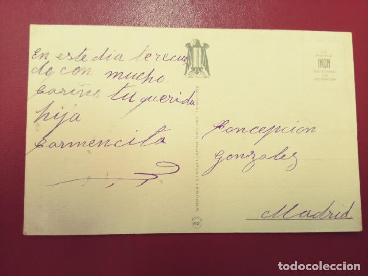 Postales: Postal Ediciones de Arte. Serie 62 (ESCRITA) - Foto 2