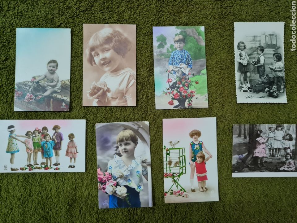 Postales: 8 postales antiguas 1920-30 - Foto 1
