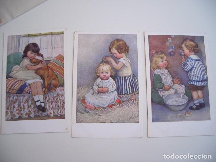 Postales: tres de M M Vienne. M Munk - Foto 1