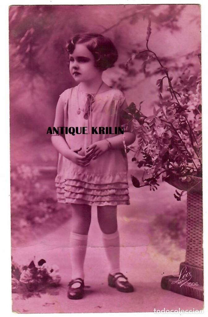 Postales: POSTAL EDICION LEO 1506 / NI&Ntilde;A - Foto 1
