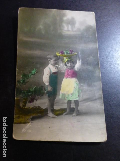 Postales: NI&Ntilde;OS CAMPESINOS POSTAL - Foto 1