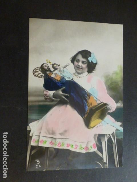 Postales: NI&Ntilde;A CON SAN JOSE POSTAL - Foto 1
