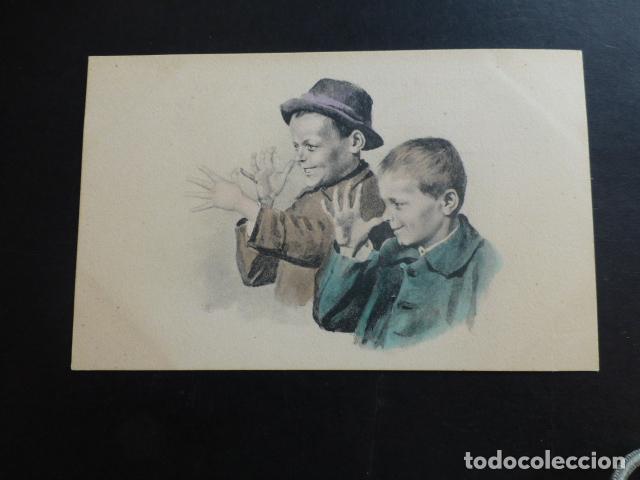 Postales: NI&Ntilde;OS BROMEANDO POSTAL - Foto 1