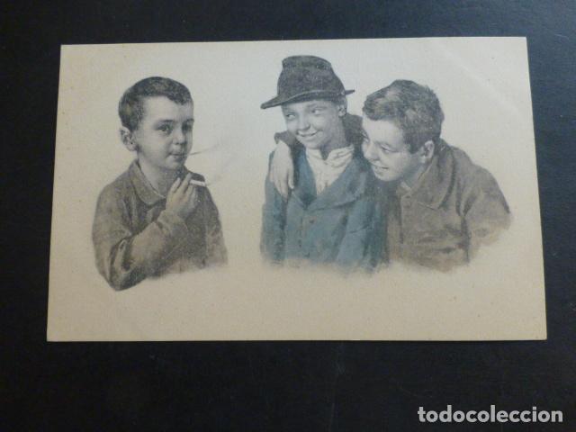Postales: NI&Ntilde;OS BROMEANDO POSTAL - Foto 1