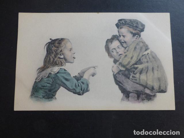 Postales: NI&Ntilde;OS BROMEANDO POSTAL - Foto 1