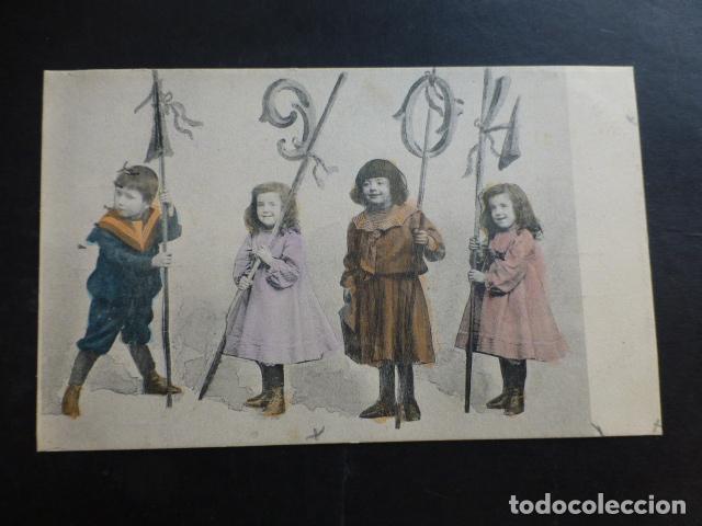 Postales: NI&Ntilde;OS A&Ntilde;O 1904 POSTAL - Foto 1