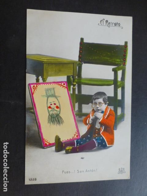 Postales: NI&Ntilde;O PINTOR POSTAL - Foto 1