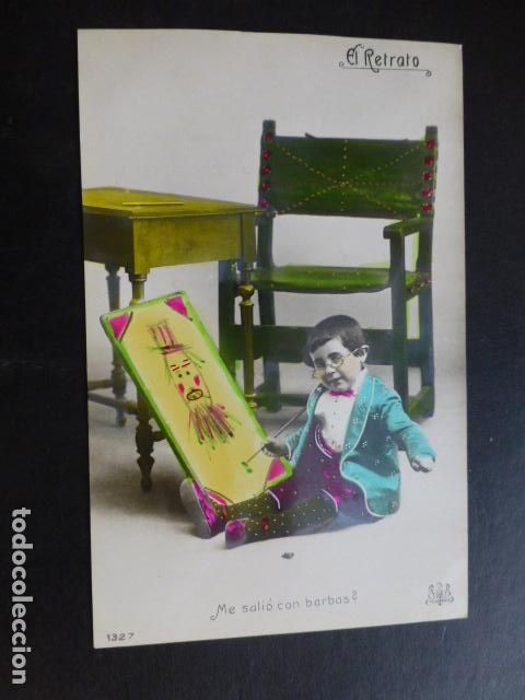 Postales: NI&Ntilde;O PINTOR POSTAL - Foto 1