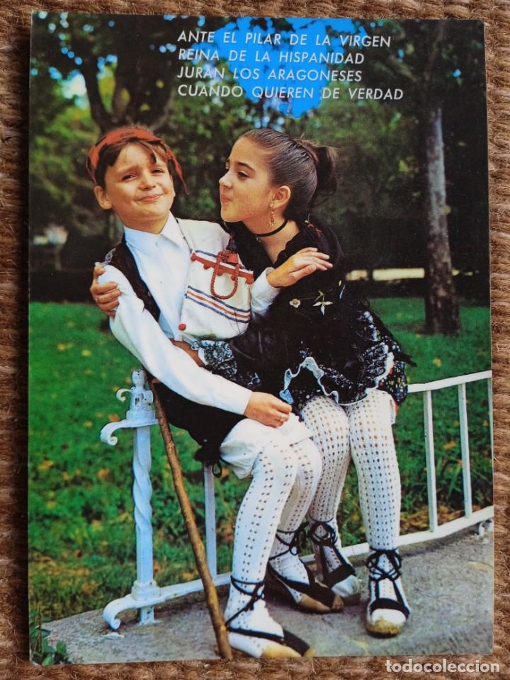 Postales: NI&Ntilde;OS ARAGONESES - MA&Ntilde;OS - Foto 1