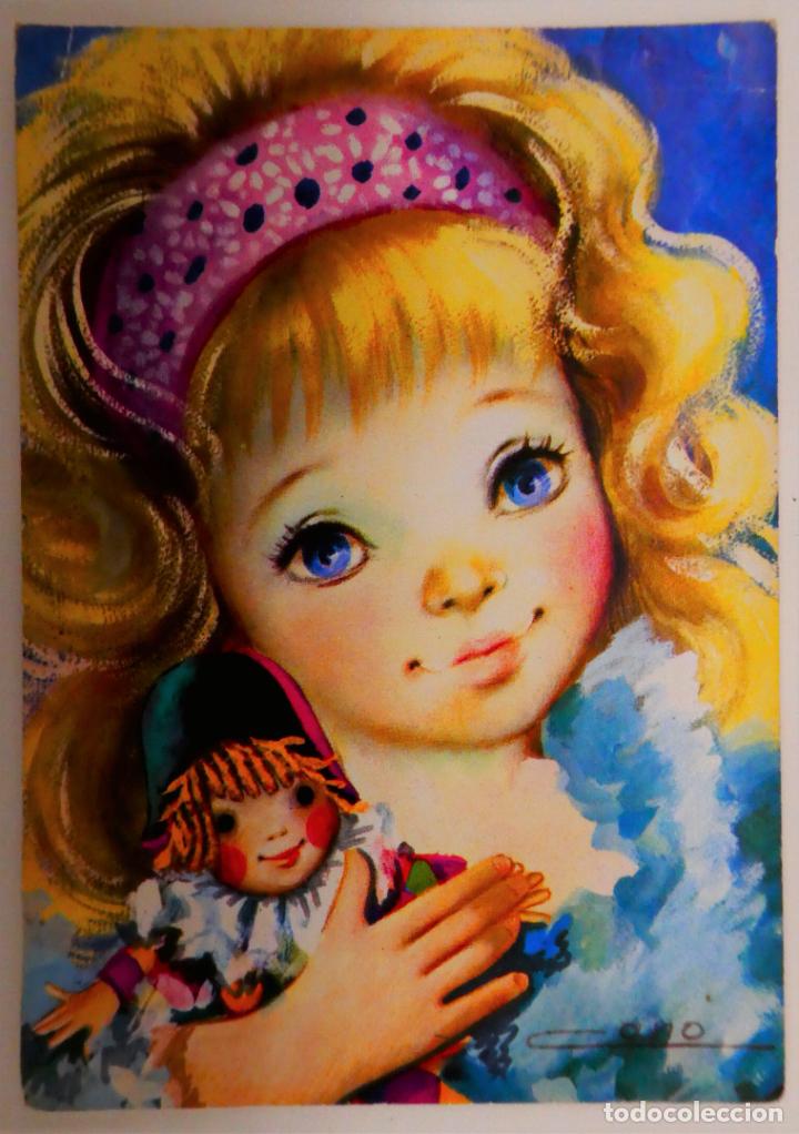 Postales: Bonita Postal de una ni&ntilde;a - Foto 1