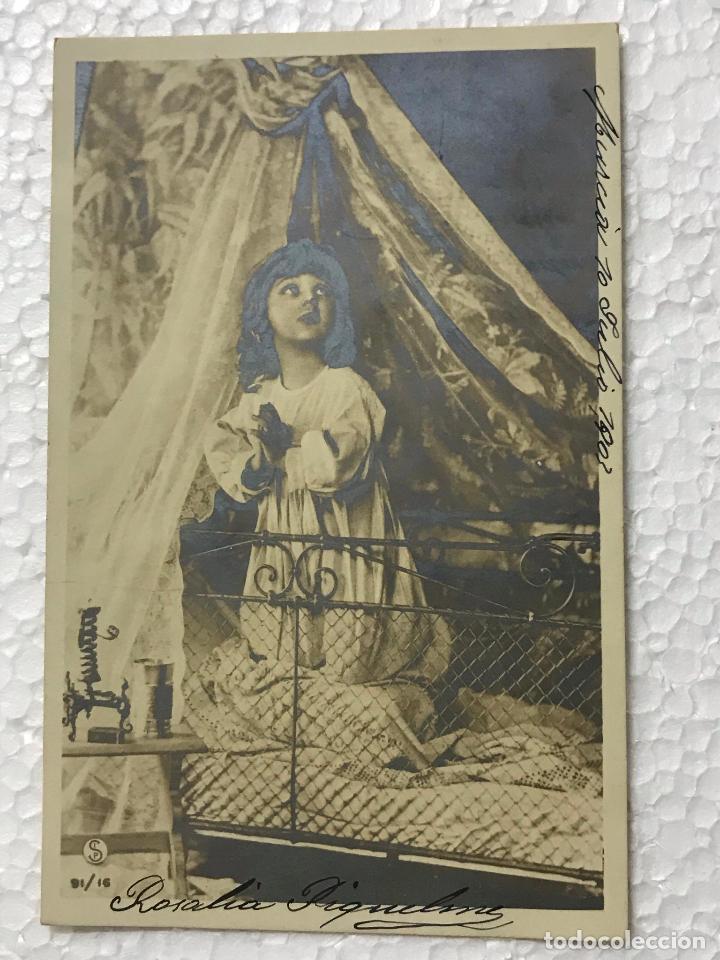 Postales: POSTAL CIRCULADA Y ESCRITA NI&Ntilde;A 1902 - Foto 1