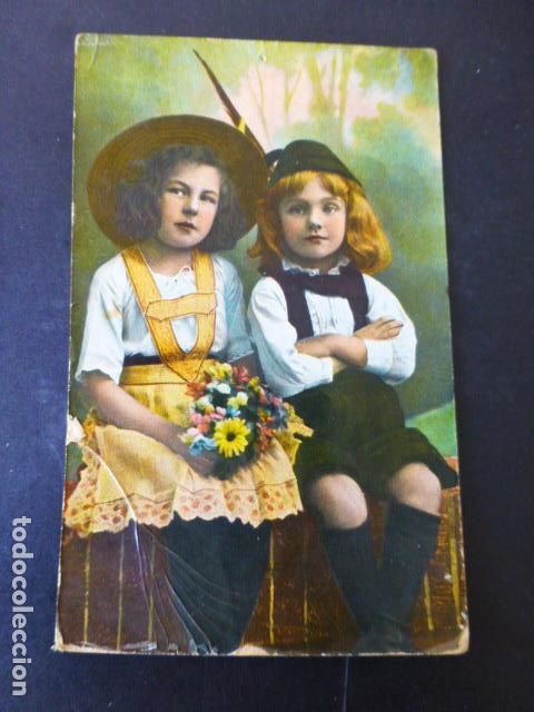 Postales: NI&Ntilde;OS CAMPESINOS POSTAL - Foto 1
