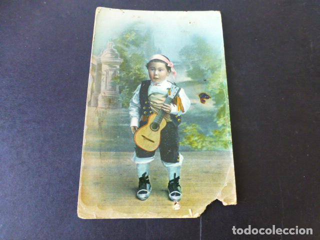 Postales: NI&Ntilde;O MA&Ntilde;O CON GUITARRA POSTAL - Foto 1