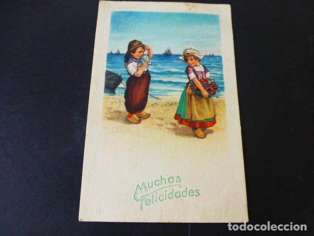 Postales: NI&Ntilde;OS HOLANDESES POSTAL - Foto 1