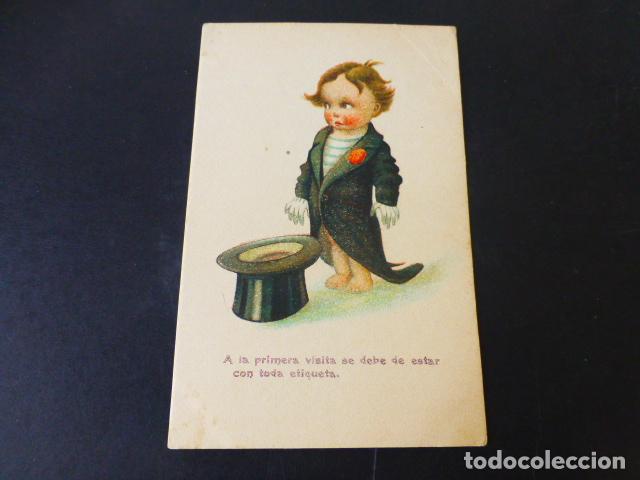 Postales: NI&Ntilde;O CON CHISTERA POSTAL - Foto 1