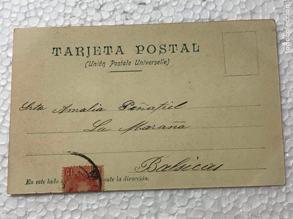 Postales: postal escrita y circulada 1902 NI&Ntilde;AS - Foto 2