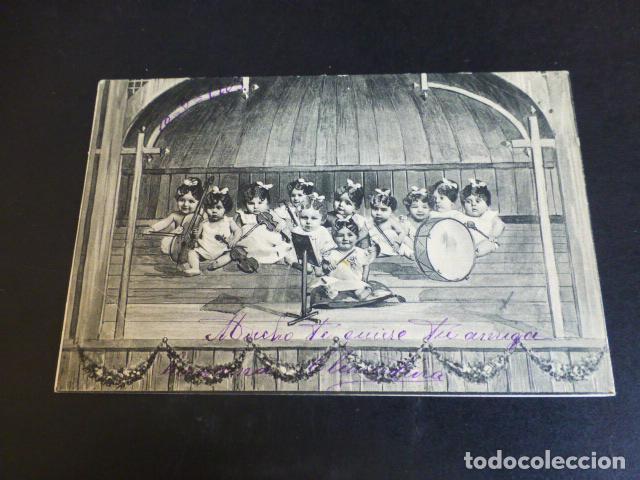 Postales: BEBES MUSICOS POSTAL - Foto 1