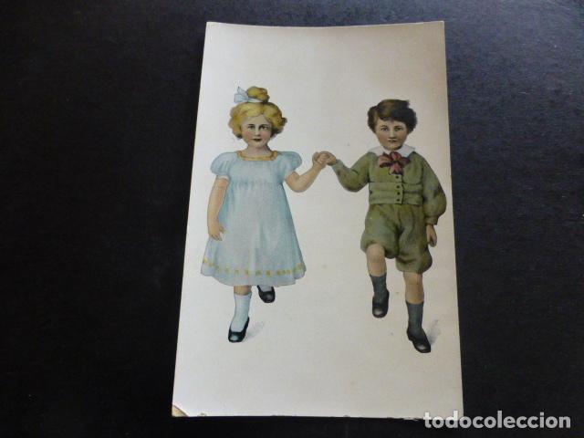 Postales: NI&Ntilde;OS ELEGANTES POSTAL - Foto 1