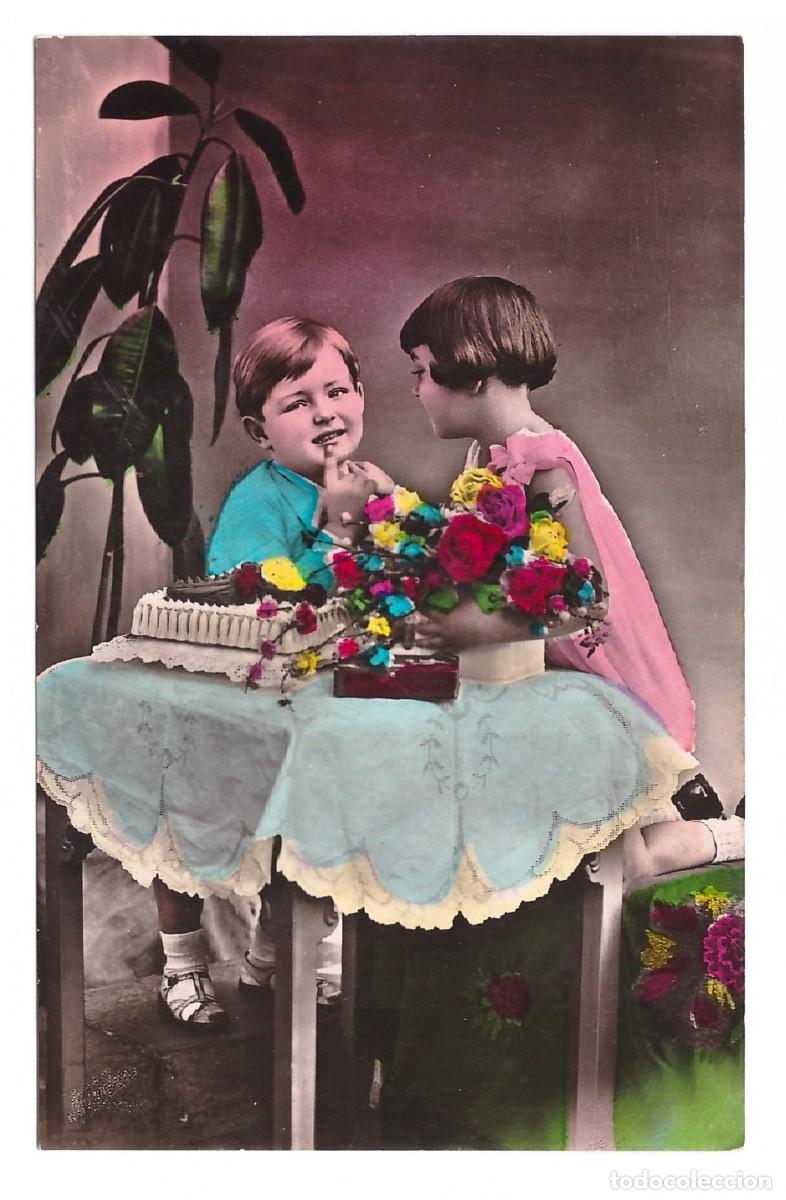 Postales: RETRATO DE NI&Ntilde;OS // CIRCULADA - Foto 1