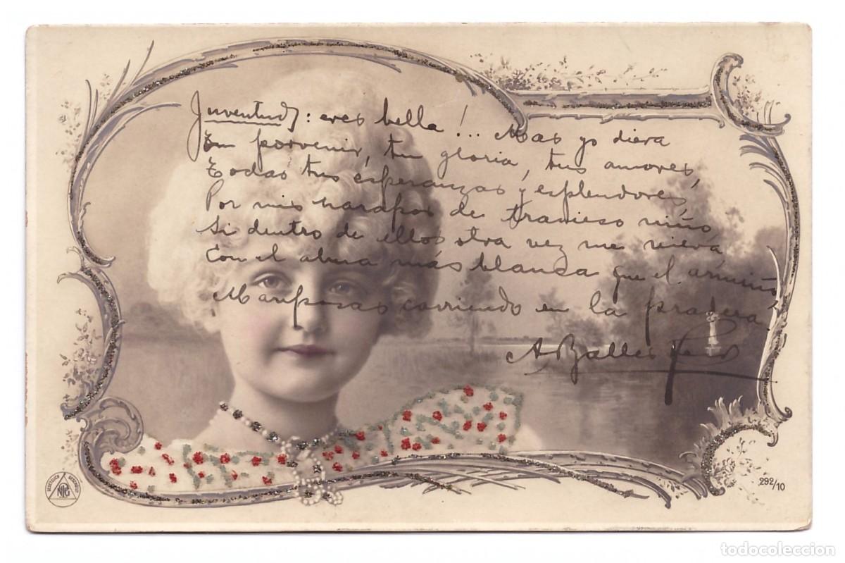Postales: NI&Ntilde;A // CIRCULADA - Foto 1