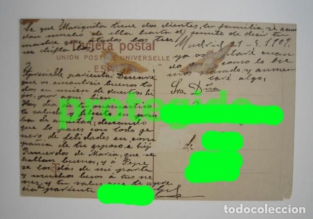 Postales: POSTAL. NI&Ntilde;OS. A&Ntilde;O 1909. - Foto 2