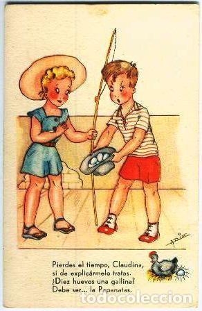 Postales: Pareja de ni&ntilde;os - Foto 1