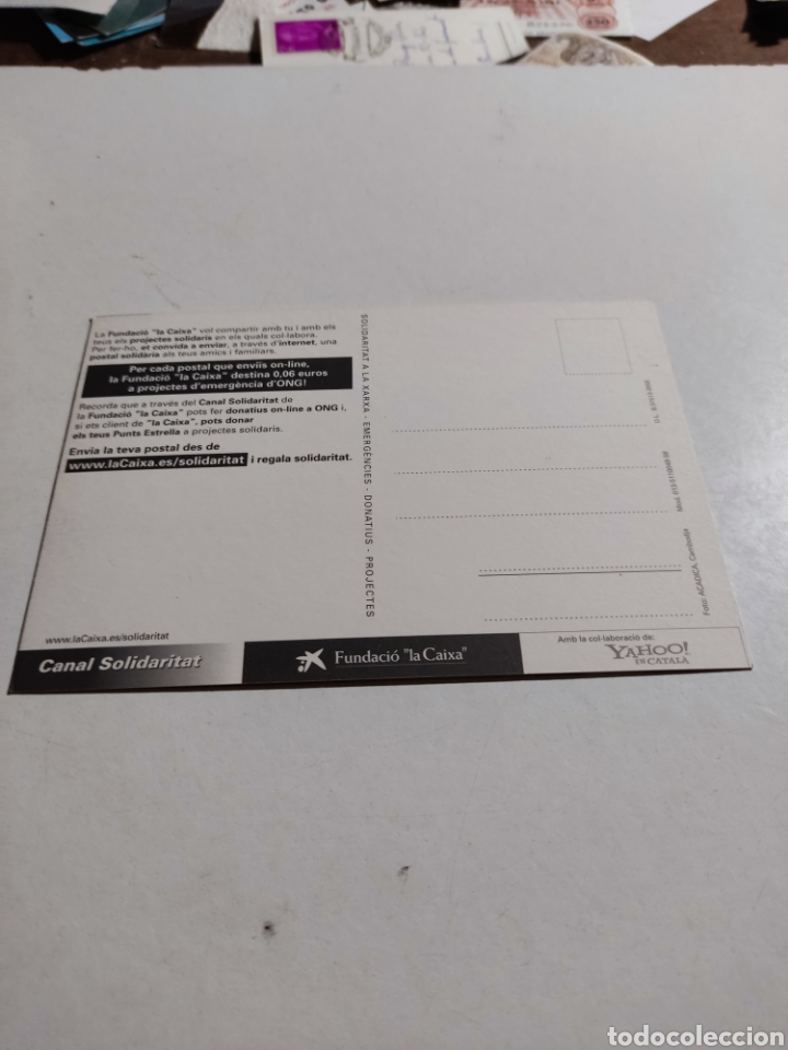 Postales: Tarjeta fundacio La Caixa - Foto 2