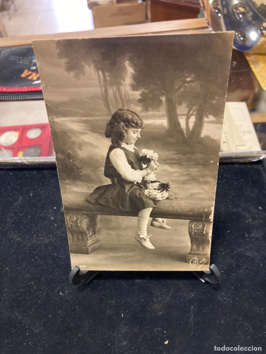 Postales: Magnifica postal antigua tem&aacute;tica ni&ntilde;os - Foto 1
