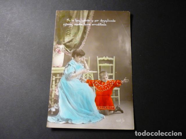 Postales: NI&Ntilde;A CASTIGADA POSTAL - Foto 1
