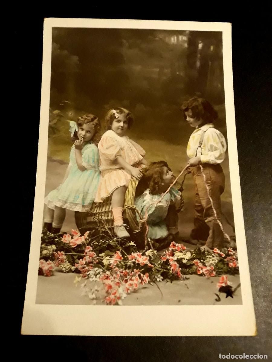 Postales: Antigua Postal Escrita y Sellada 1909 - Foto 1