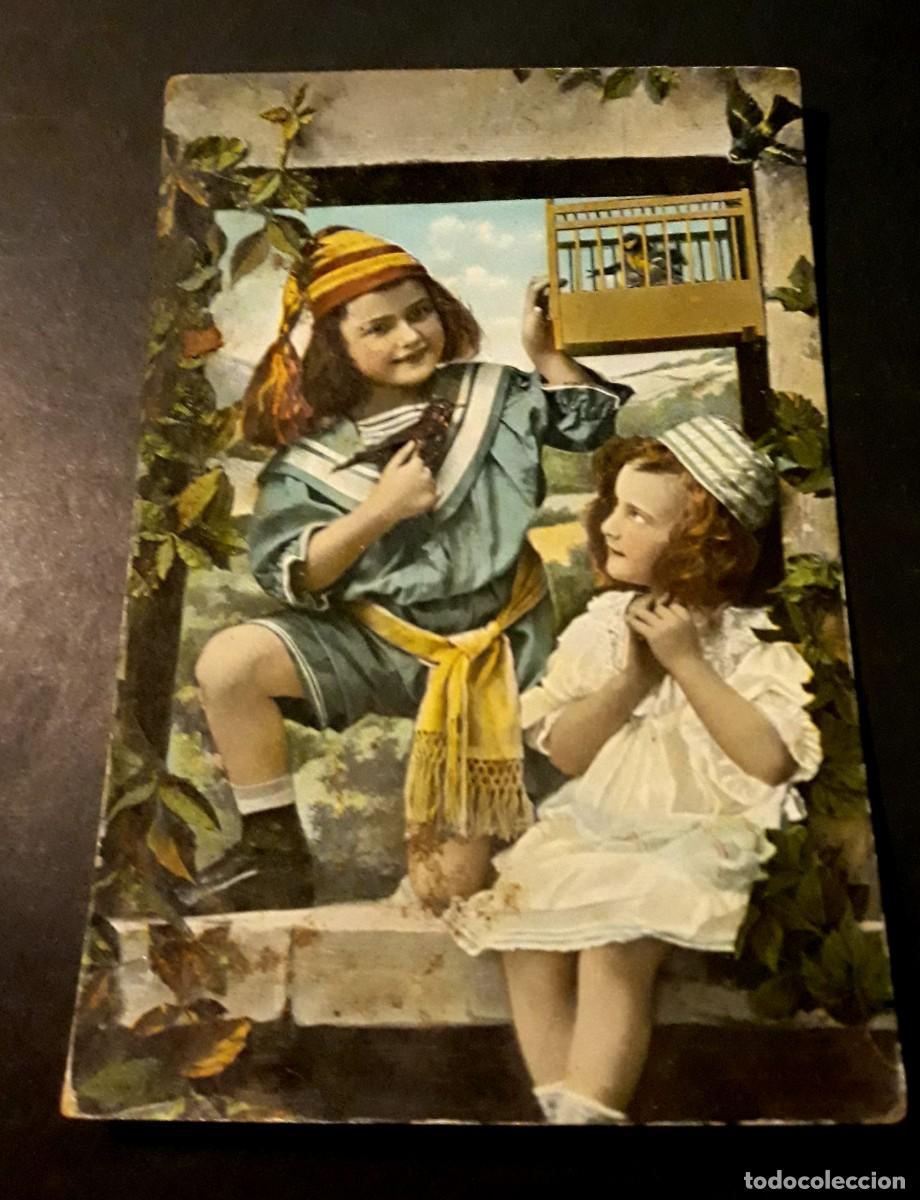 Postales: Antigua Postal Escrita y Sellada 1910 - Foto 1