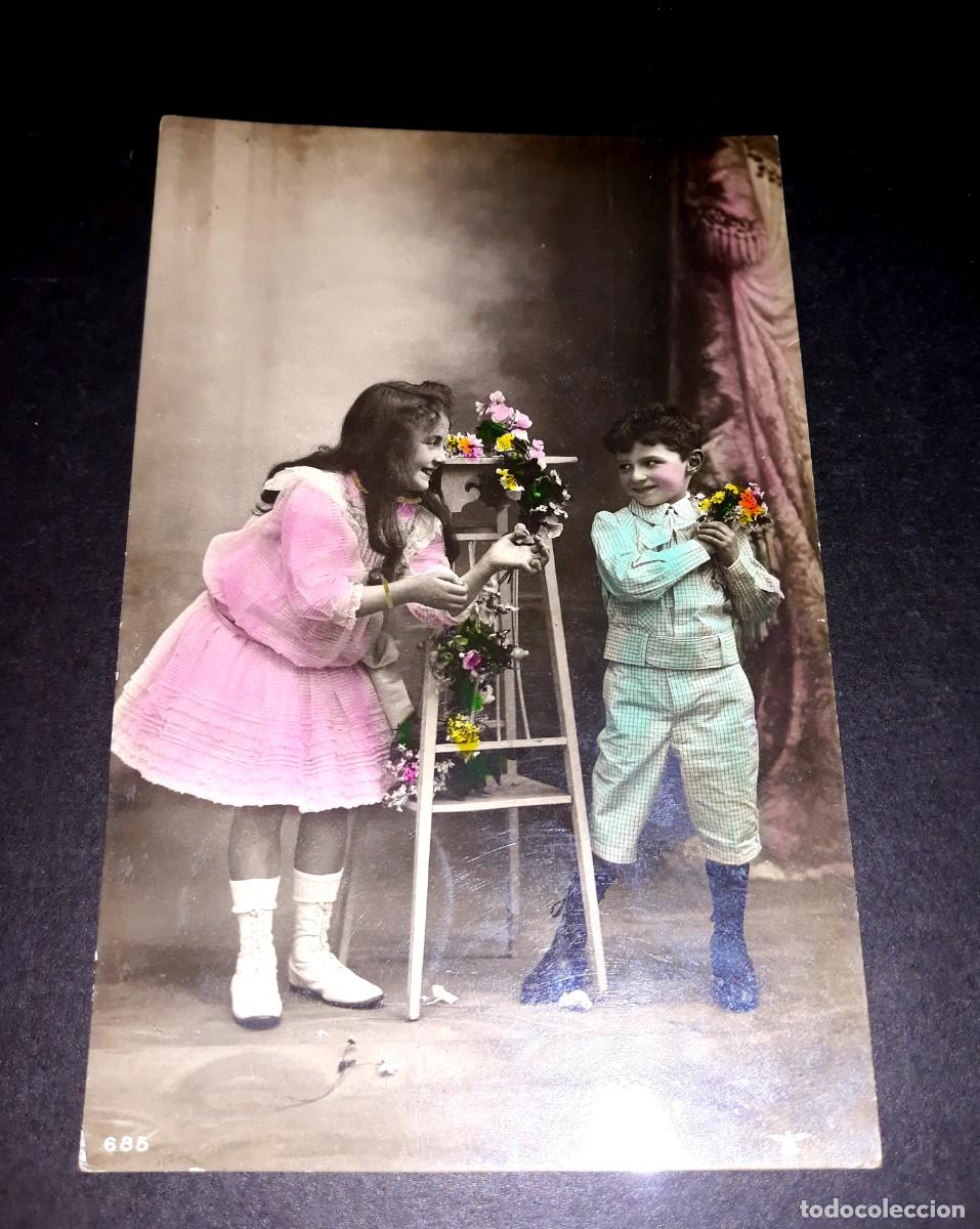 Postales: Antigua Postal Escrita 1909 - Foto 1