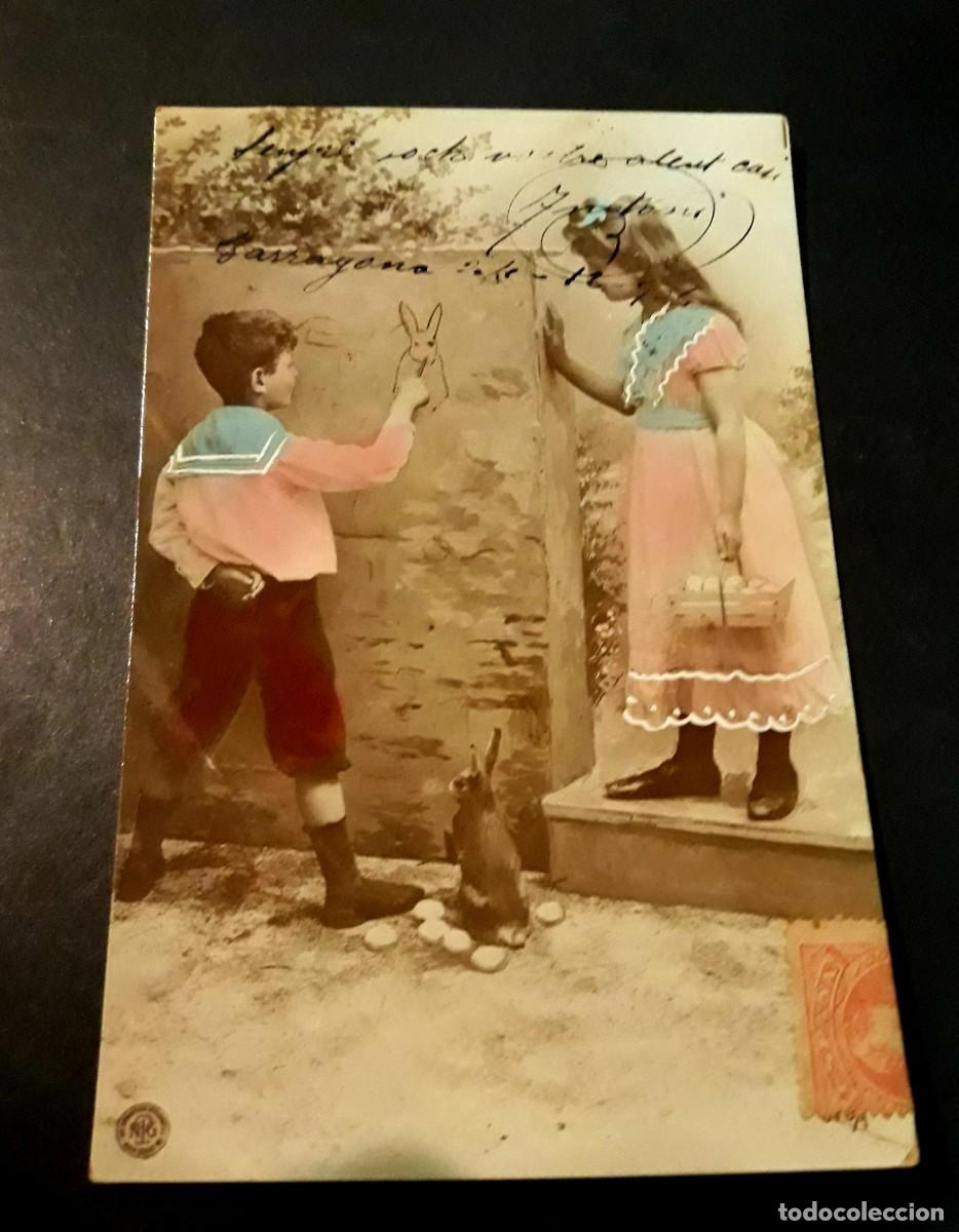 Postales: Antigua Postal Escrita y Sellada 1912 - Foto 1