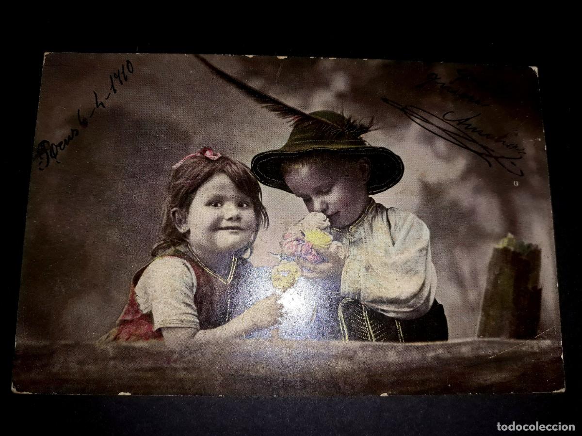 Postales: Antigua Postal Escrita y Sellada 1910 - Foto 1