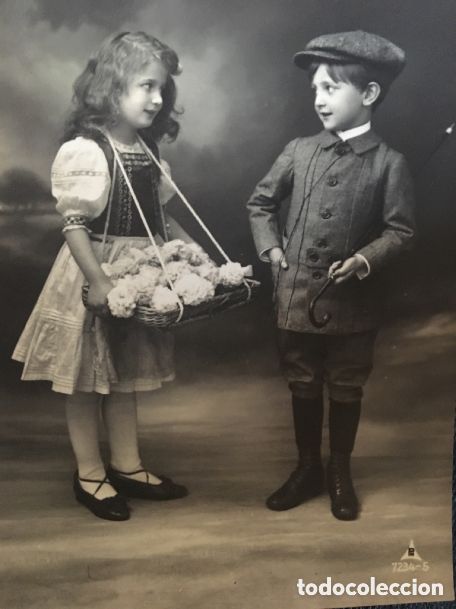 Postales: Ni&ntilde;os blanco y negro - Foto 1