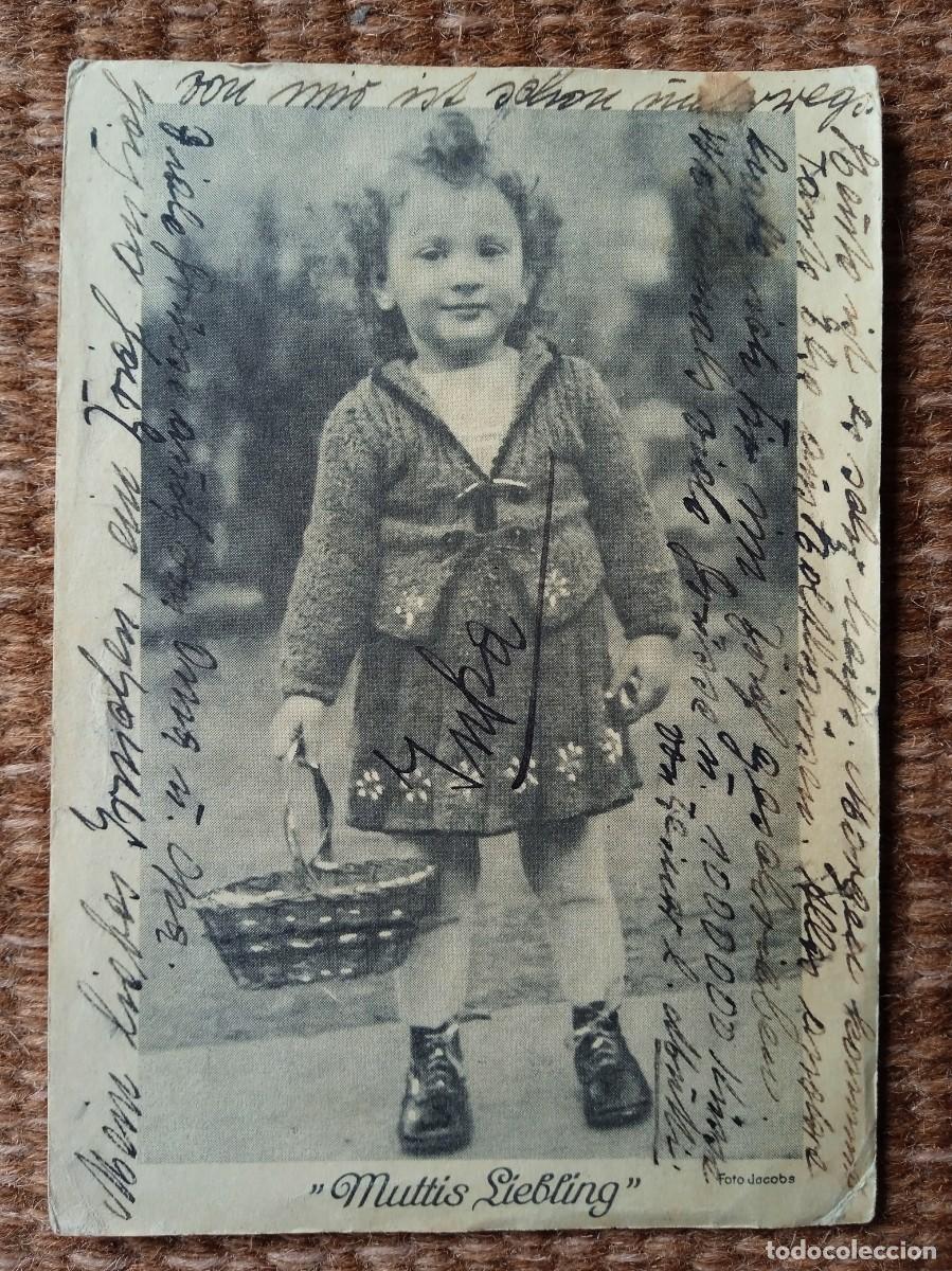 Postales: NI&Ntilde;A CON CESTA - Foto 1