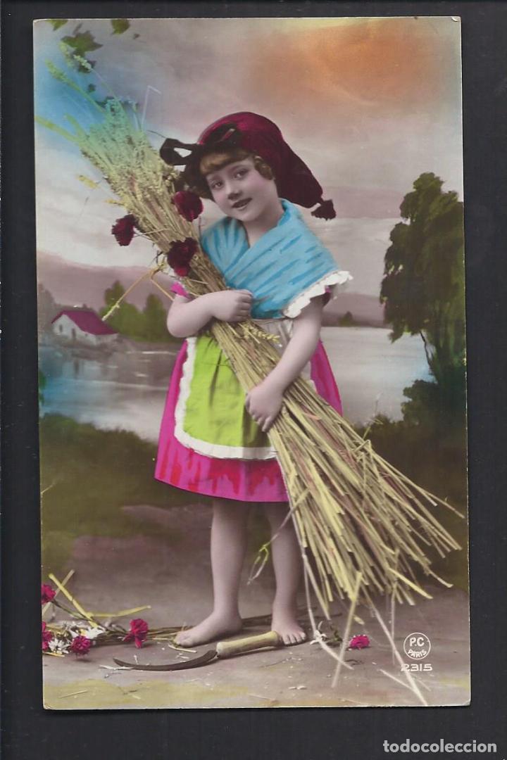 Postales: Antigua postal ni&ntilde;a . - Foto 1